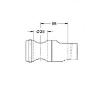 MEDIDAS GROHE 12435000 SOPORTE METALICO RELEXA